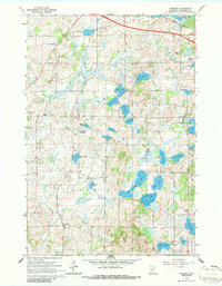 preview thumbnail of historical topo map of Stearns County, MN in 1965