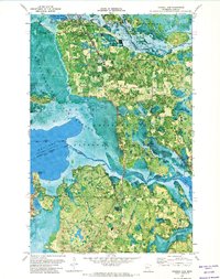 Download a high-resolution, GPS-compatible USGS topo map for Federal Dam, MN (1974 edition)