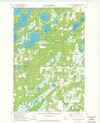 Download a high-resolution, GPS-compatible USGS topo map for First Crow Wing Lake, MN (1972 edition)
