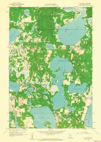 Download a high-resolution, GPS-compatible USGS topo map for Flat Lake, MN (1960 edition)