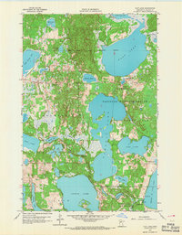 Download a high-resolution, GPS-compatible USGS topo map for Flat Lake, MN (1967 edition)