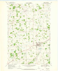 1968 Map of Foley, 1970 Print