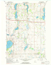 Download a high-resolution, GPS-compatible USGS topo map for Forada, MN (1991 edition)