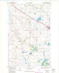 Download a high-resolution, GPS-compatible USGS topo map for Fosston West, MN (1982 edition)
