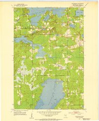 Download a high-resolution, GPS-compatible USGS topo map for Fredenberg, MN (1955 edition)