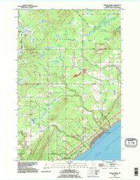 preview thumbnail of historical topo map of St. Louis County, MN in 1992