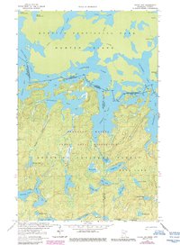 Download a high-resolution, GPS-compatible USGS topo map for Friday Bay, MN (1986 edition)