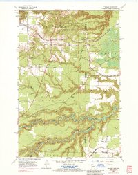 Download a high-resolution, GPS-compatible USGS topo map for Frogner, MN (1984 edition)