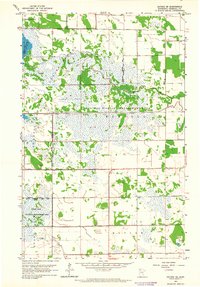 preview thumbnail of historical topo map of Marshall County, MN in 1962