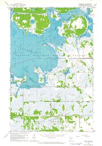 Download a high-resolution, GPS-compatible USGS topo map for Gatzke SW, MN (1964 edition)