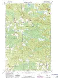 Download a high-resolution, GPS-compatible USGS topo map for Gheen, MN (1986 edition)
