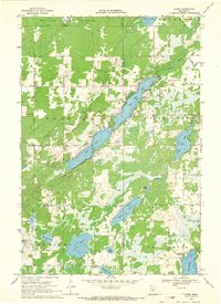 preview thumbnail of historical topo map of Pine County, MN in 1968