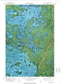 Download a high-resolution, GPS-compatible USGS topo map for Gimiwan Lake, MN (1976 edition)
