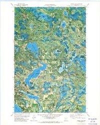 preview thumbnail of historical topo map of Beltrami County, MN in 1971
