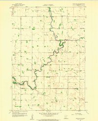 preview thumbnail of historical topo map of Swift County, MN in 1958