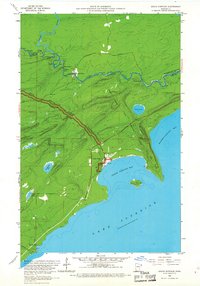 Download a high-resolution, GPS-compatible USGS topo map for Grand Portage, MN (1967 edition)