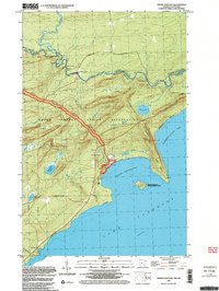 Download a high-resolution, GPS-compatible USGS topo map for Grand Portage, MN (2003 edition)