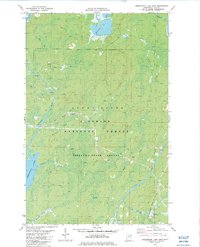 Download a high-resolution, GPS-compatible USGS topo map for Greenwood Lake East, MN (1982 edition)