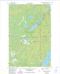 Download a high-resolution, GPS-compatible USGS topo map for Greenwood Lake West, MN (1985 edition)
