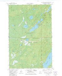 preview thumbnail of historical topo map of Lake County, MN in 1982