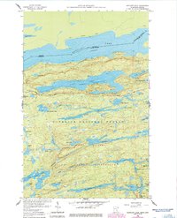 Download a high-resolution, GPS-compatible USGS topo map for Gunflint Lake, MN (1986 edition)
