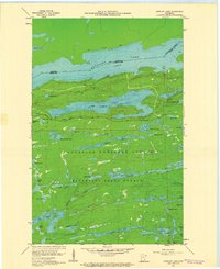Download a high-resolution, GPS-compatible USGS topo map for Gunflint Lake, MN (1962 edition)