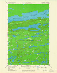 Download a high-resolution, GPS-compatible USGS topo map for Gunflint Lake, MN (1965 edition)