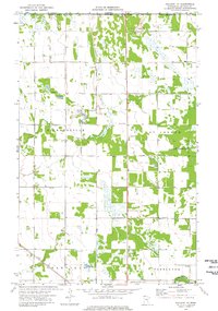 Download a high-resolution, GPS-compatible USGS topo map for Hallock NE, MN (1976 edition)