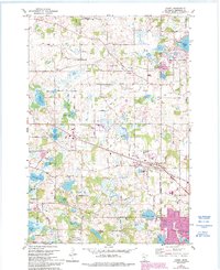 Download a high-resolution, GPS-compatible USGS topo map for Hamel, MN (1993 edition)
