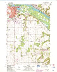 1974 Map of Hastings, MN, 1993 Print