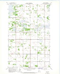 Download a high-resolution, GPS-compatible USGS topo map for Haug, MN (1967 edition)