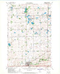 Download a high-resolution, GPS-compatible USGS topo map for Hawley, MN (1967 edition)