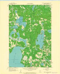 Download a high-resolution, GPS-compatible USGS topo map for Height Of Land Lake, MN (1960 edition)