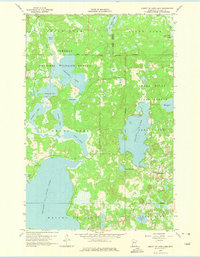 preview thumbnail of historical topo map of Becker County, MN in 1959