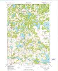 Download a high-resolution, GPS-compatible USGS topo map for Heilberger Lake, MN (1975 edition)