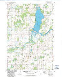 Download a high-resolution, GPS-compatible USGS topo map for Henriette, MN (1984 edition)