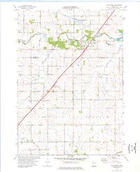 1974 Map of High Forest, MN, 1976 Print