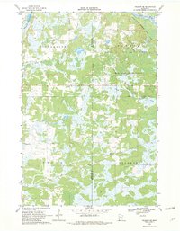 Download a high-resolution, GPS-compatible USGS topo map for Hillman SE, MN (1982 edition)
