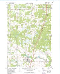 Download a high-resolution, GPS-compatible USGS topo map for Hinckley, MN (1982 edition)