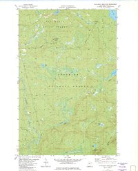 preview thumbnail of historical topo map of Cook County, MN in 1981