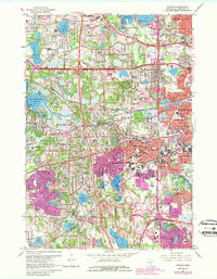 Download a high-resolution, GPS-compatible USGS topo map for Hopkins, MN (1987 edition)