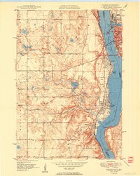1950 Map of Afton, MN