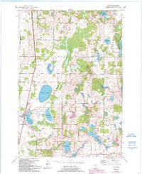 Download a high-resolution, GPS-compatible USGS topo map for Hugo, MN (1993 edition)