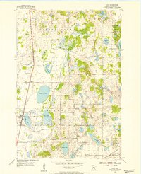 Download a high-resolution, GPS-compatible USGS topo map for Hugo, MN (1956 edition)