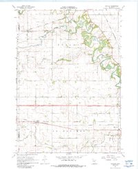 Download a high-resolution, GPS-compatible USGS topo map for Huntley, MN (1988 edition)