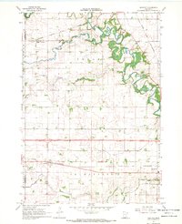 Download a high-resolution, GPS-compatible USGS topo map for Huntley, MN (1969 edition)