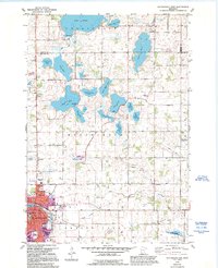 preview thumbnail of historical topo map of McLeod County, MN in 1982