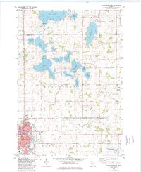 Download a high-resolution, GPS-compatible USGS topo map for Hutchinson East, MN (1982 edition)