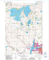 preview thumbnail of historical topo map of McLeod County, MN in 1982