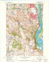 Download a high-resolution, GPS-compatible USGS topo map for Inver Grove Heights, MN (1973 edition)